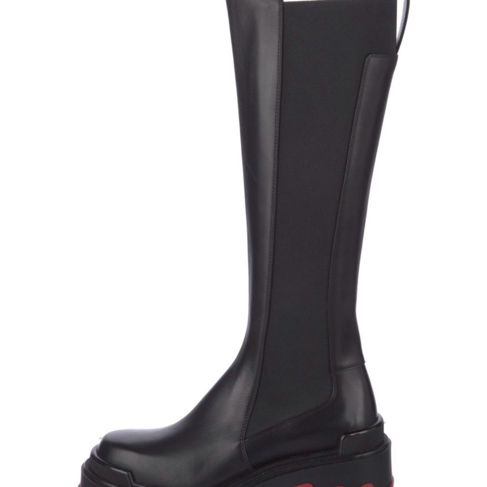 Christian Louboutin Marchacroche Dune leather knee-high boots